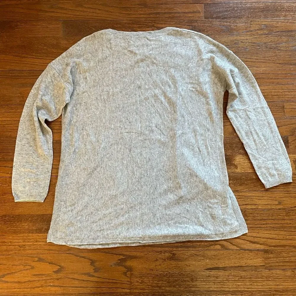 Benedetta B. Gray Wool Cashmere Blend Sweater